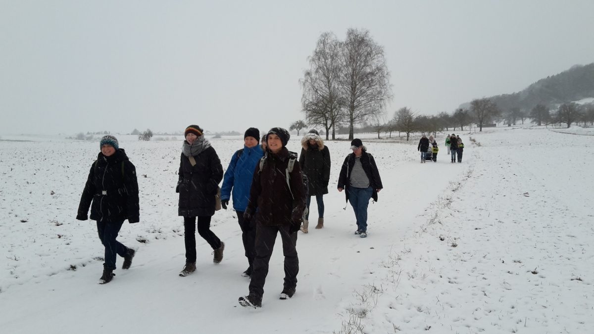 ahnungslos auf dem Weg zur Überraschung